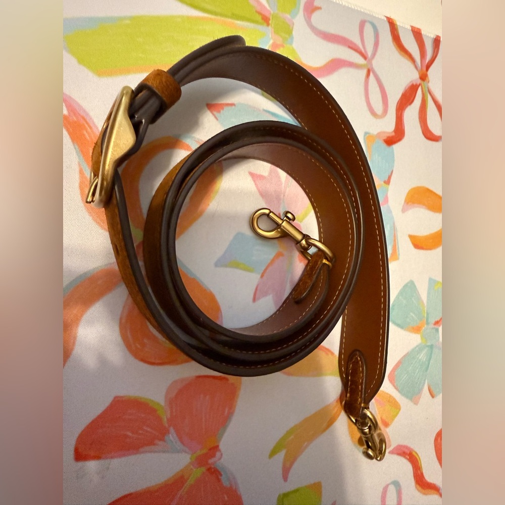 Coach Chain Tabby Shoulder Bag- Brass/Warm Brown - Picture 9 of 11